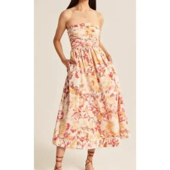 fancy white midi dress Auréole
